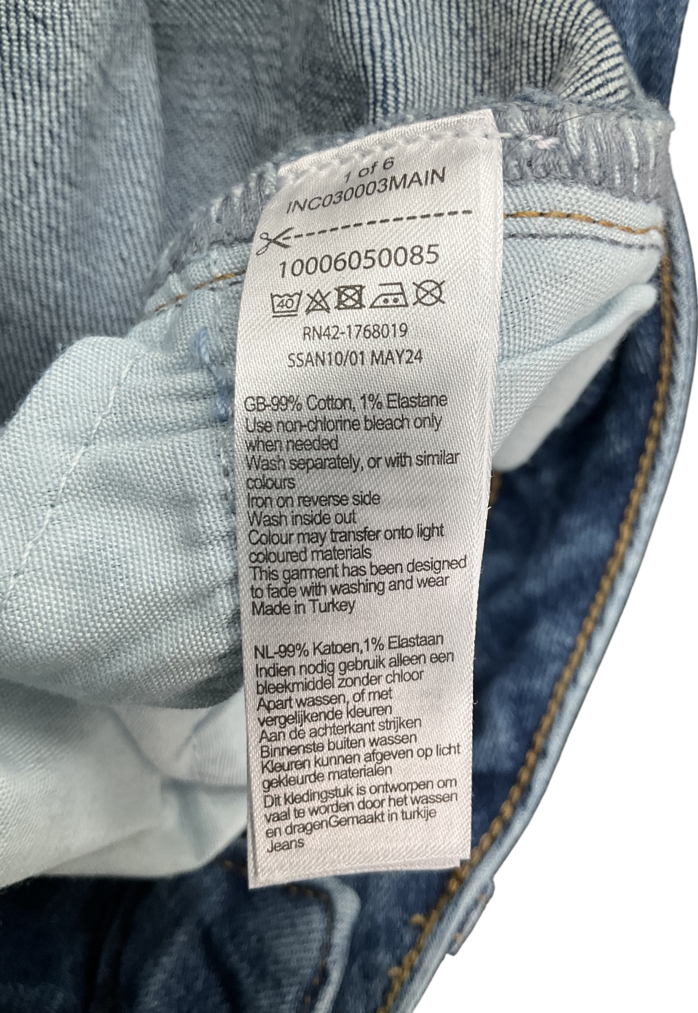 Monsoon Ruby Wide Leg Jeans Blue UK 10