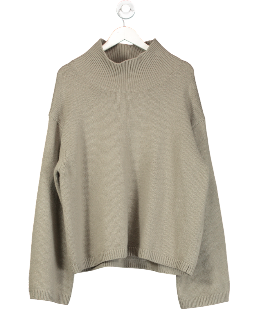 H&M Green Wool Cashmere Blend  Oversize Jumper UK M