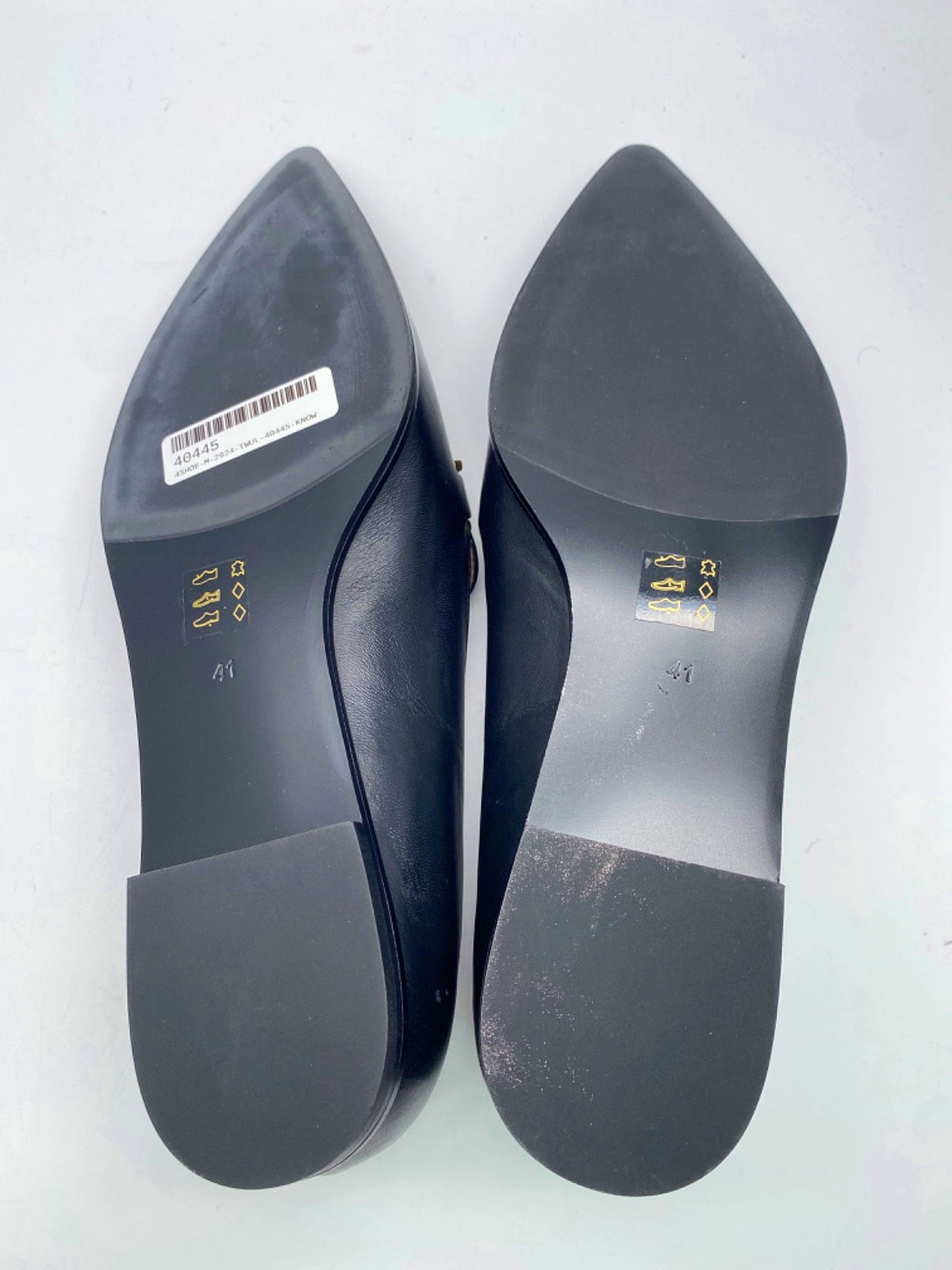 Karen Millen Black Leather Loafers UK 8 EU 41 👠