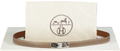 Hermès Etoupe Taupe Leather/ Palladium  Kelly 18  Belt