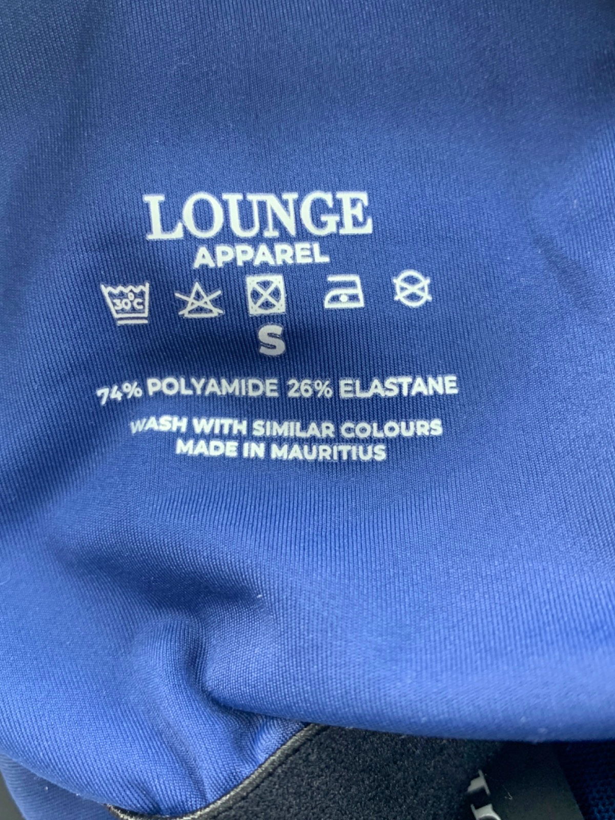 Lounge Navy Blue Sports Tank Top UK S