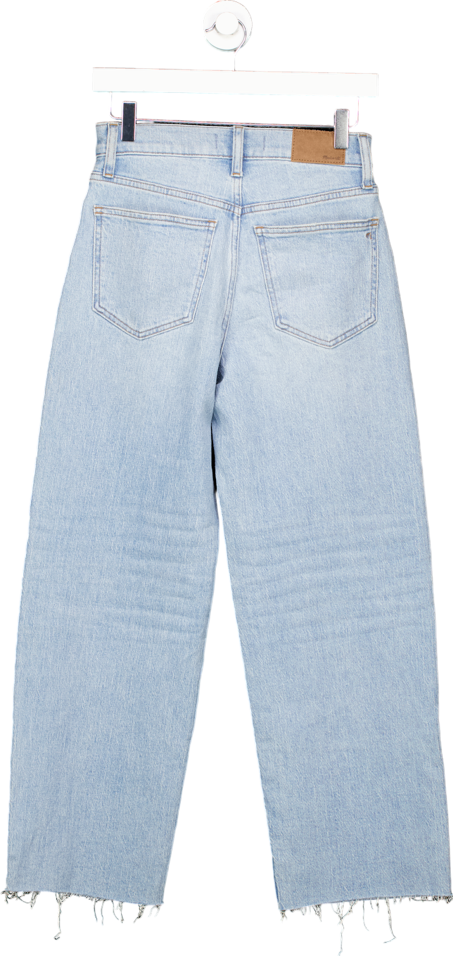 Madewell Light Blue The Perfect Vintage Wide-Leg Crop Jean UK 25