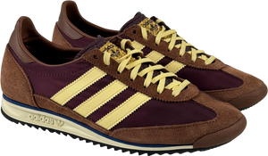 ADIDAS Originals Maroon / Almost Yellow / Preloved Brown Sl72 Og Trainers UK 6 EU 39