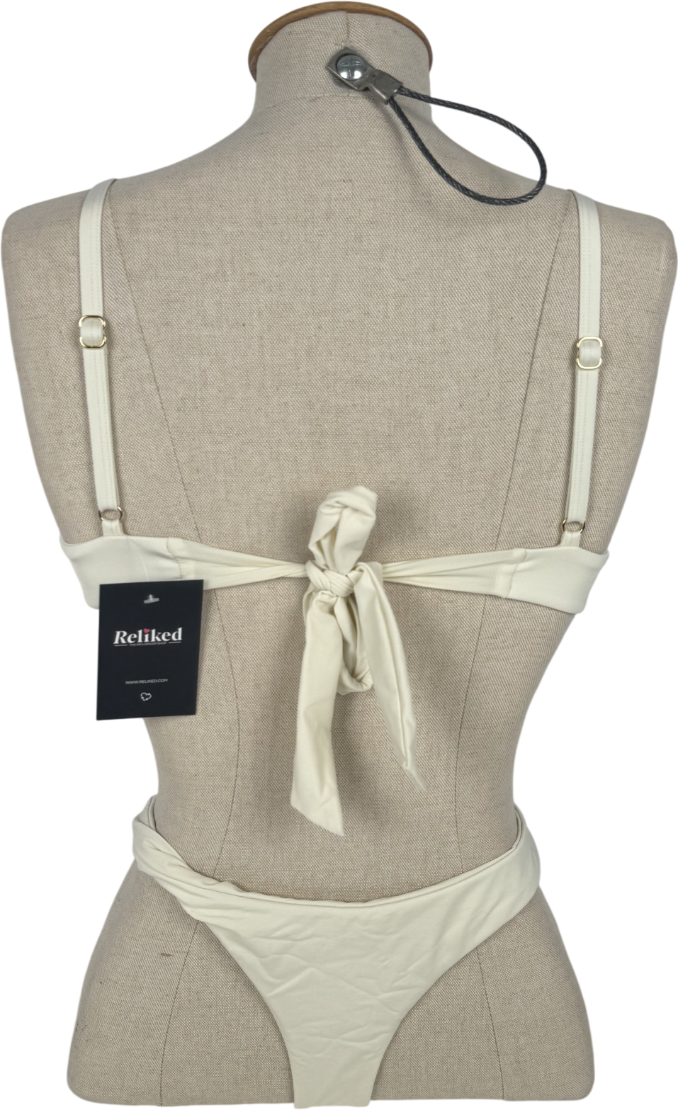 Monday Swimwear Cream Capri Top - Ivory UK S/M