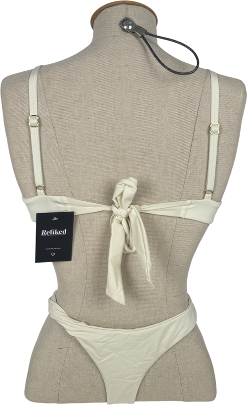 Monday Swimwear Cream Capri Top - Ivory UK S/M