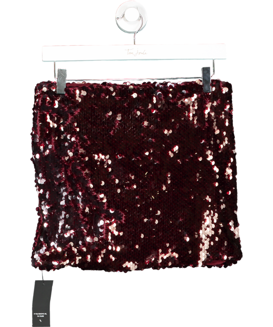 Noughts & Kisses  Nala Sequin Mini Skirt UK XS