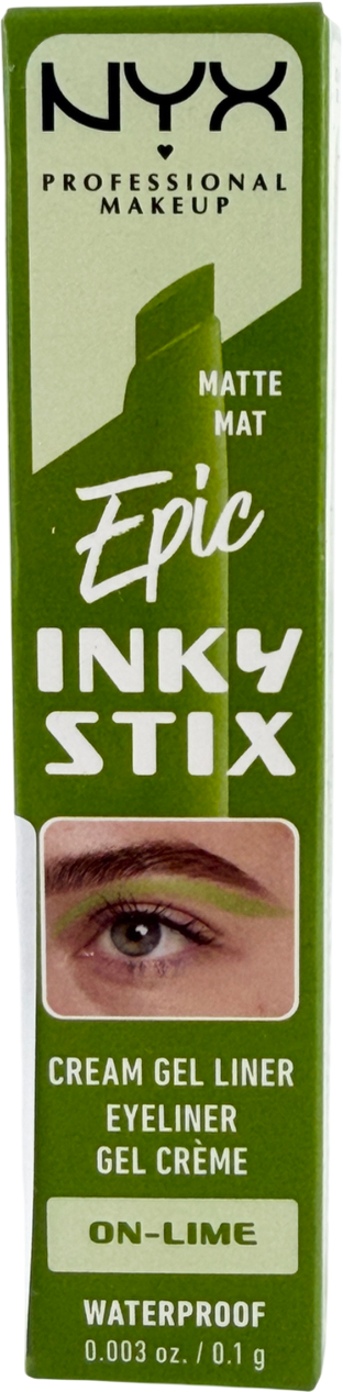 NYX Epic Inky Stix Cream Gel Eyeliner On Lime 0.1g