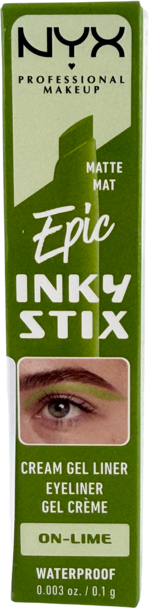 NYX Epic Inky Stix Cream Gel Eyeliner On Lime 0.1g