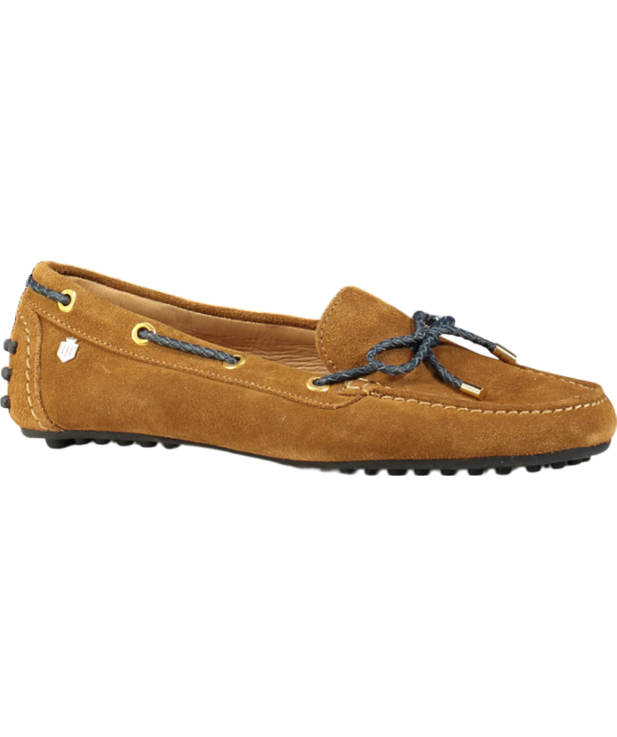 Fairfax & Favor Beige Henley Driving Shoes UK 4 EU 37 👠