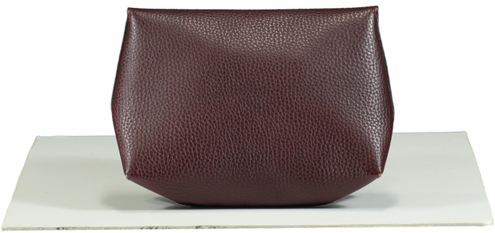 Mulberry Red Small Classic Grain Oxblood Darley Clutch Bag / Cosmetic Pouch One Size