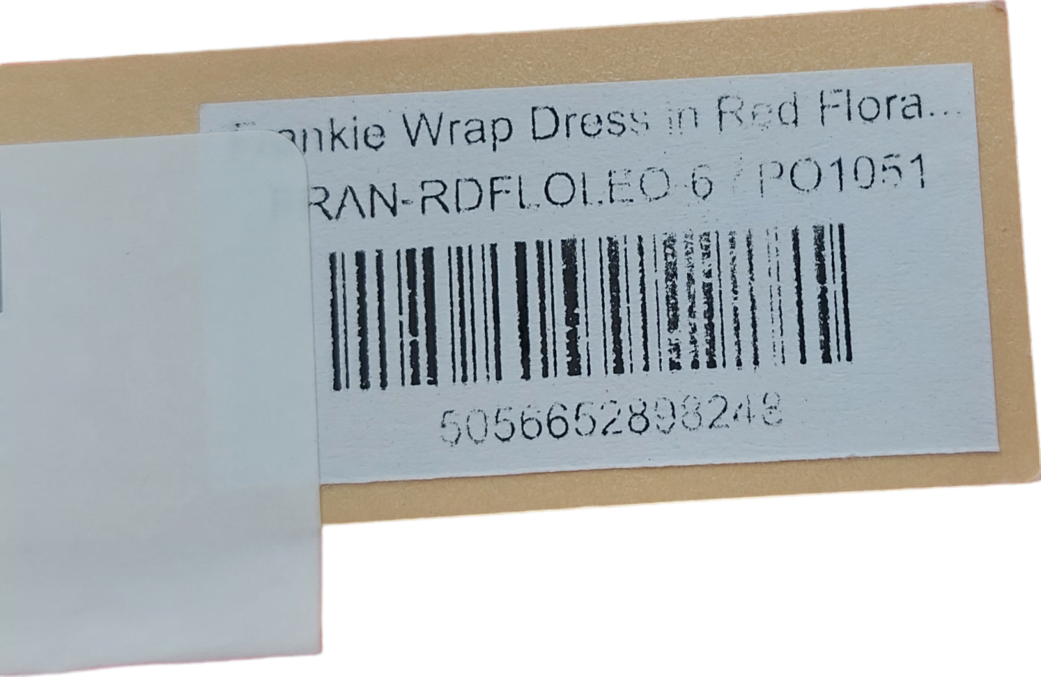 Dancing Leopard Frankie Dress In Red Floral UK 6