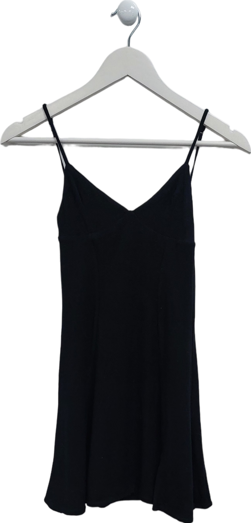 Oh Polly Black Swing Mini Dress UK 6