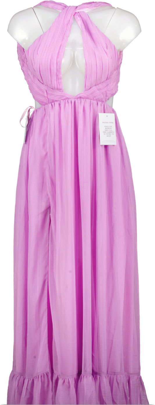 Alamour Purple Gwen Maxi Dress UK 8