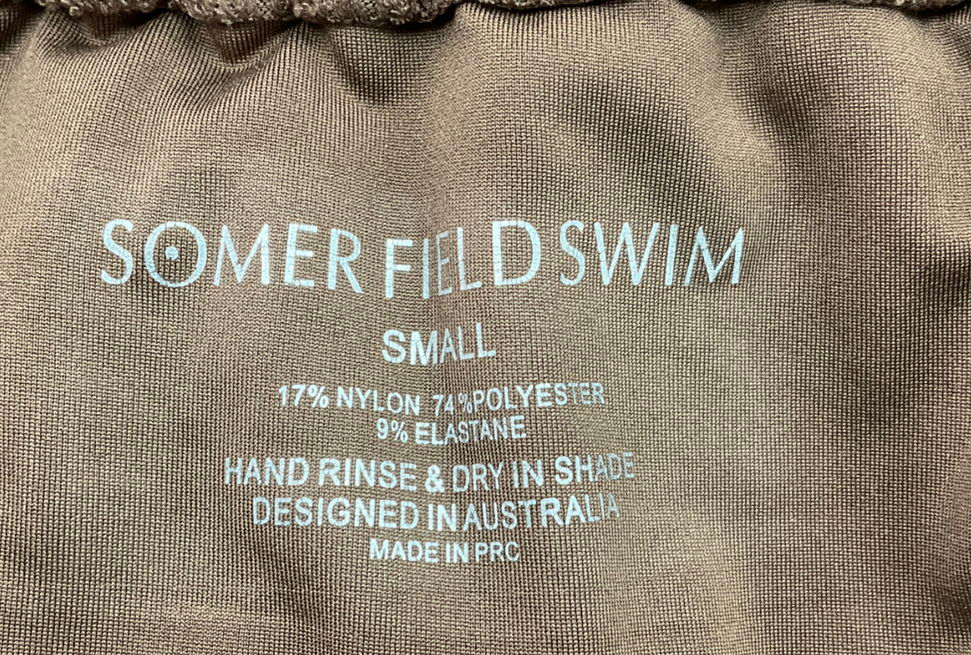 somerfield swim Brown Positano Top & Bottoms UK S