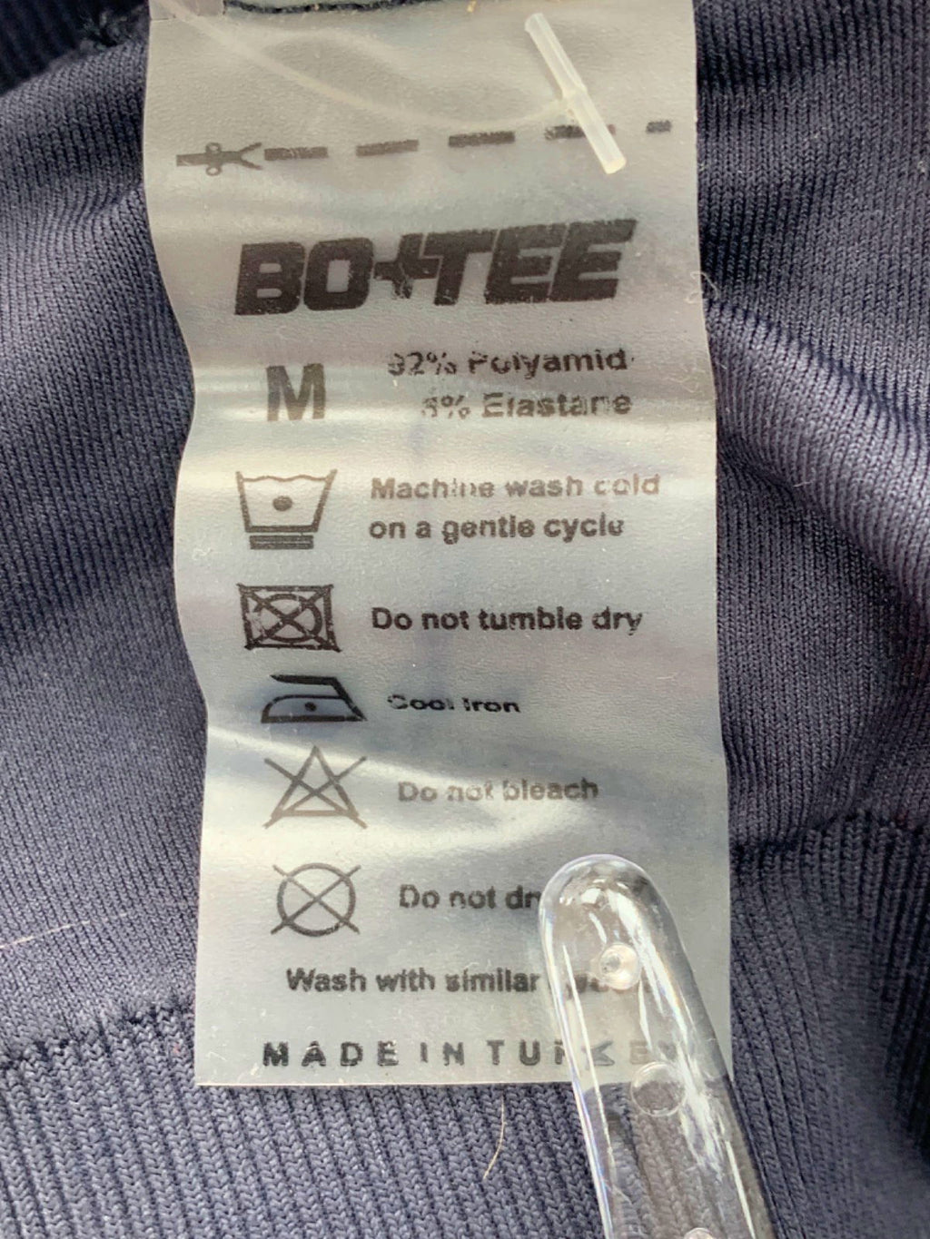 Bo + Tee Black Sports Bra UK M