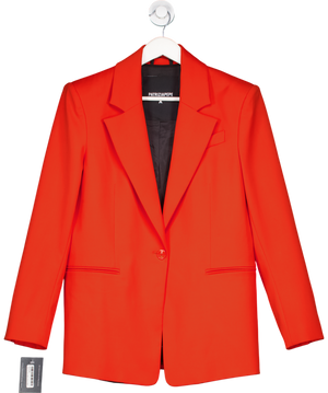 Patriziapepe Orange Single Breasted Blazer UK 14