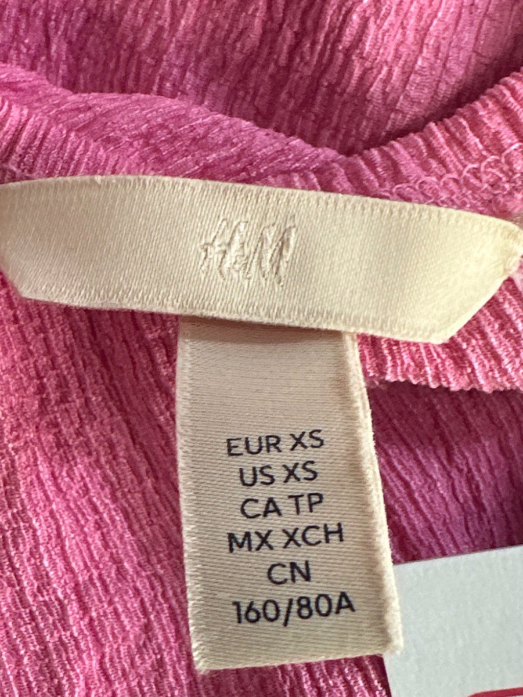 H&M Pink Halterneck Dress UK XS