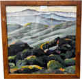 ARTFULLY WALLS Rolling Green Framed Print By Claire Whitehead