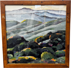 ARTFULLY WALLS Rolling Green Framed Print By Claire Whitehead