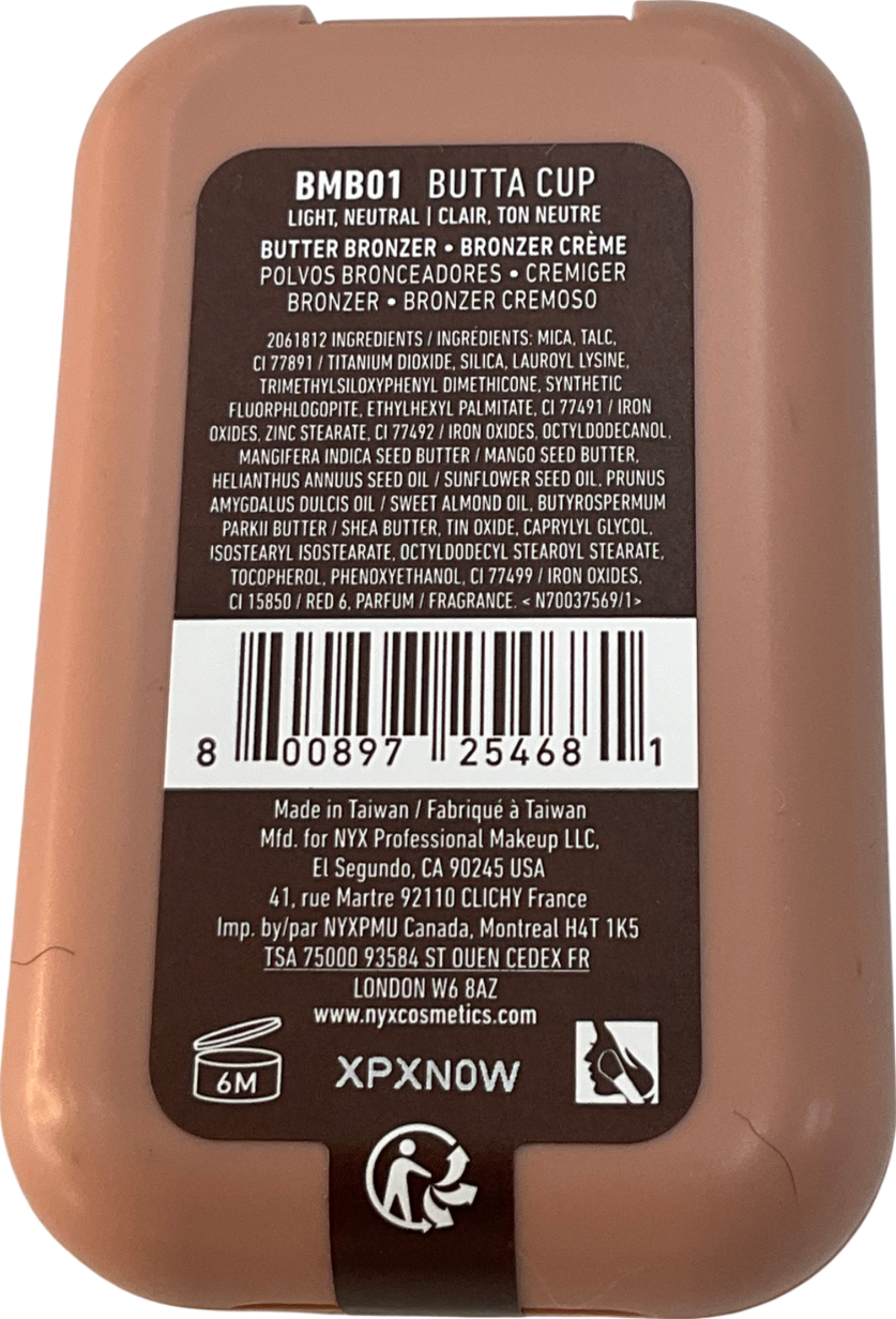 NYX Buttermelt Blush Butter Bronzer 5g