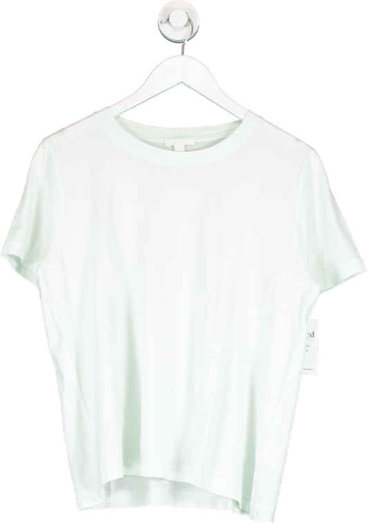 cos Green Regular Fit Cotton T Shirt UK M