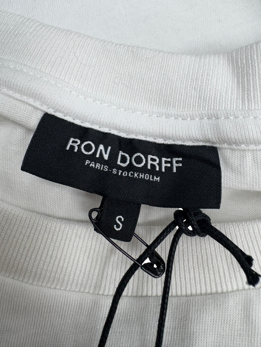 Ron Dorff White Cotton Kick Ass Sleeveless T-shirt UK S