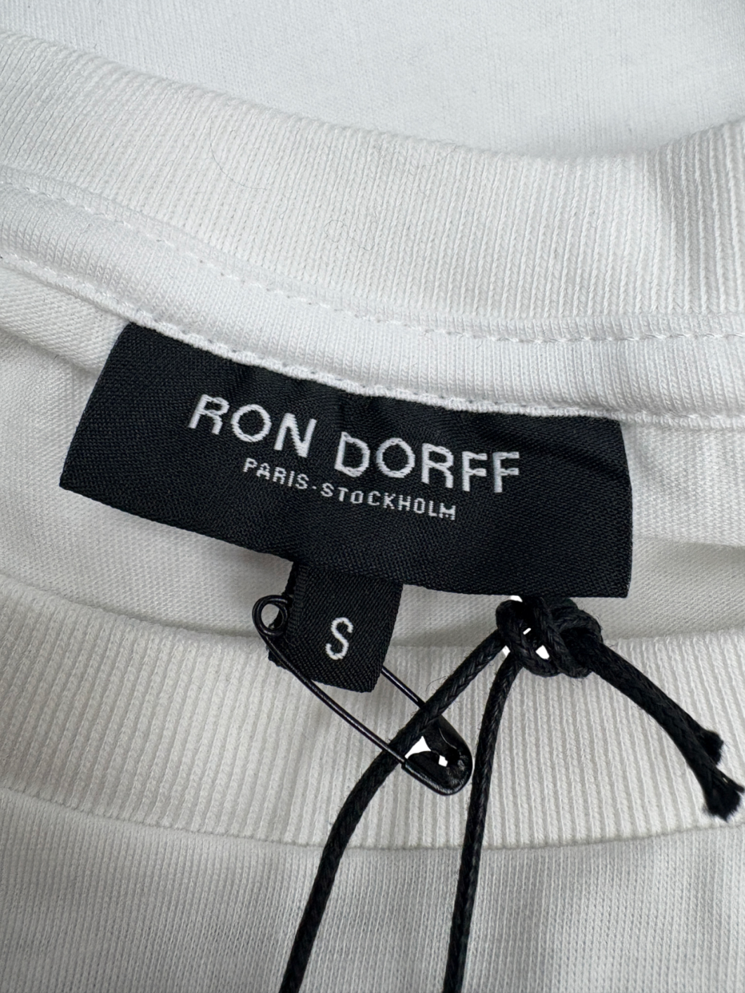 Ron Dorff White Cotton Kick Ass Sleeveless T-shirt UK S