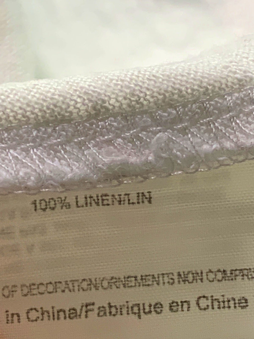 Tory Burch White Linen T-Shirt M