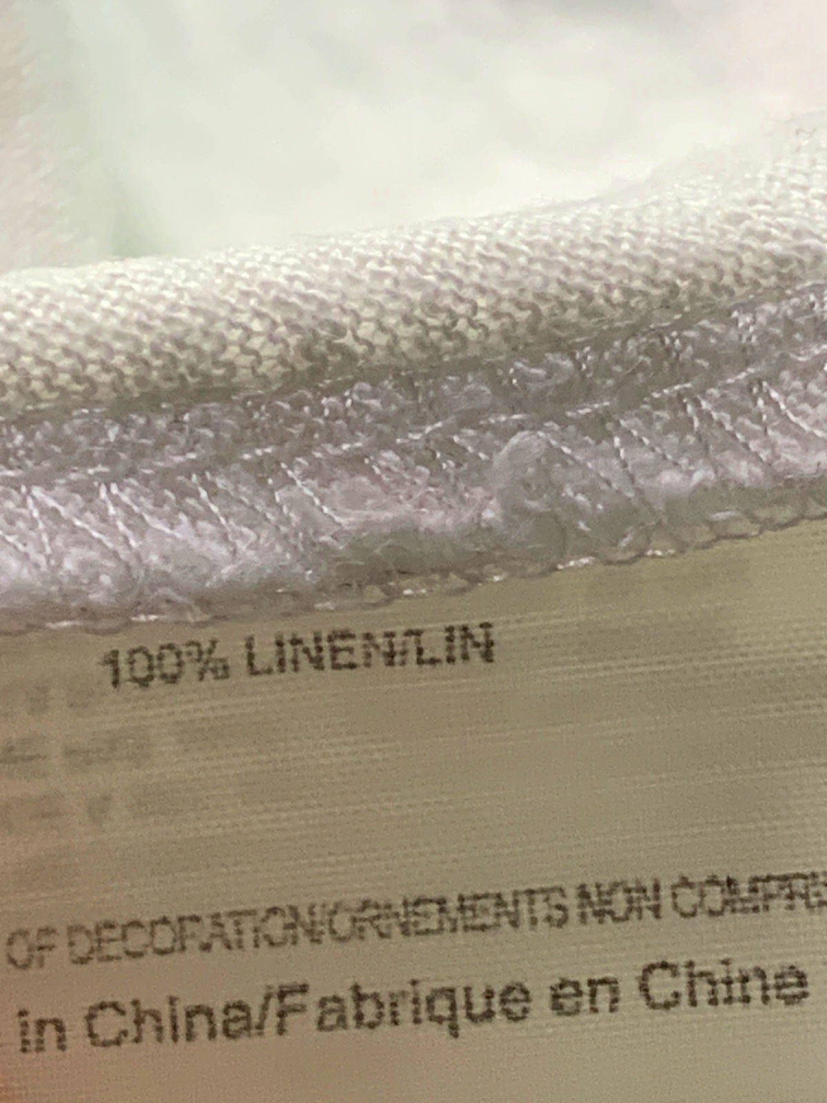 Tory Burch White Linen T-Shirt M