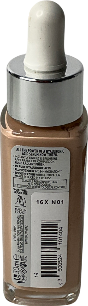 loreal True Match Nude Plumping Tinted Serum Shade 1-2 Rosy Light 30ml