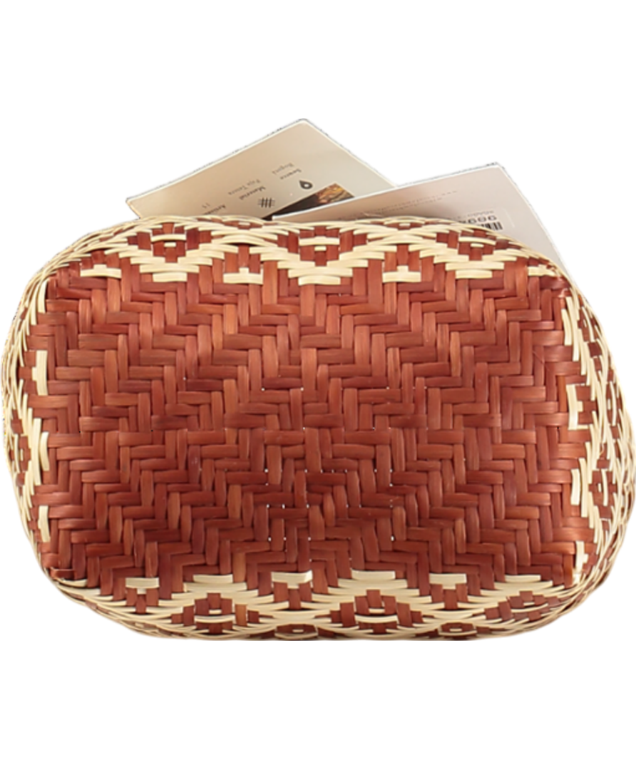 Columbia Collective Beige Handmade Mini Basket Bag