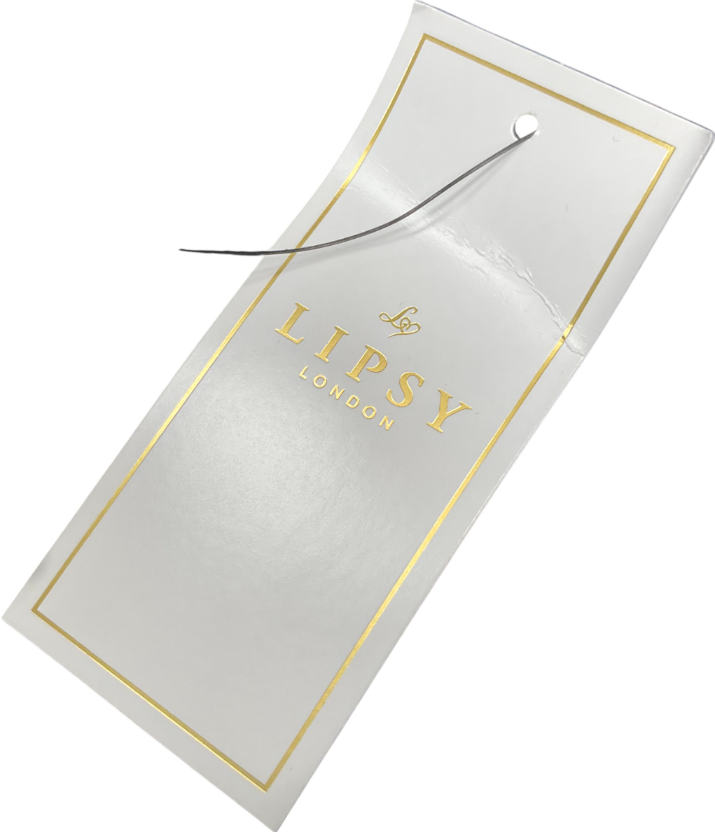 lipsy london Brown Animal Printed Cropped Collarless Blazer UK 10