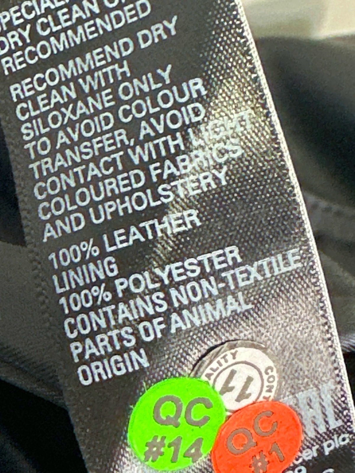 Autograph Black Leather Trousers UK 12