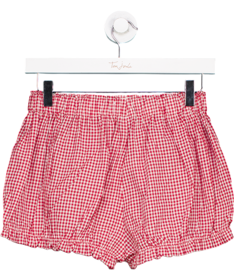 Birdies Red Elle Shorts-bow Detail Bloomer Shorts UK M