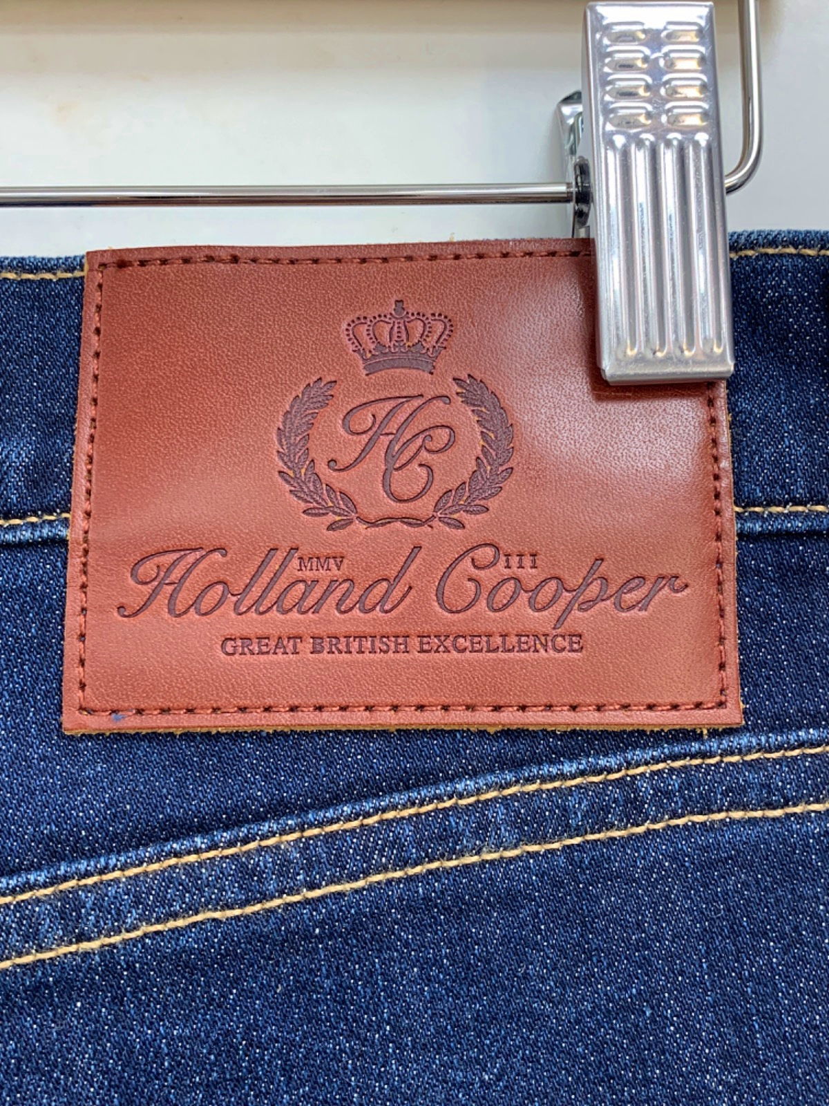 Holland Cooper Blue Skinny Jeans W32