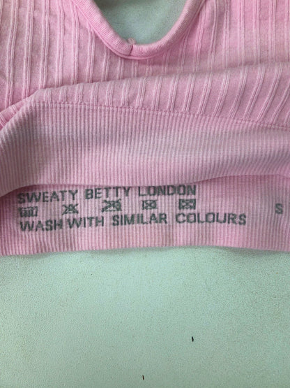 Sweaty Betty Pink Sports Bra UK S