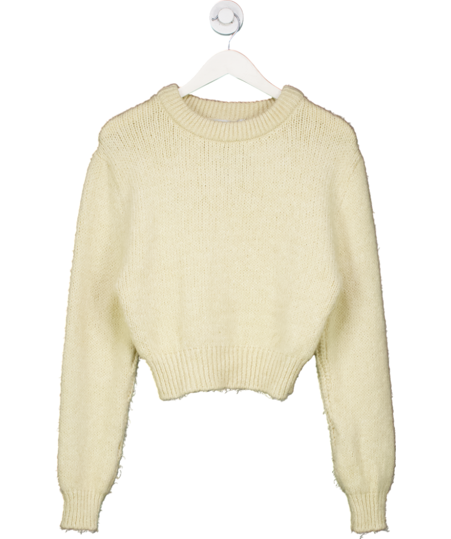 ZARA Beige Crewneck Knit Jumper UK M