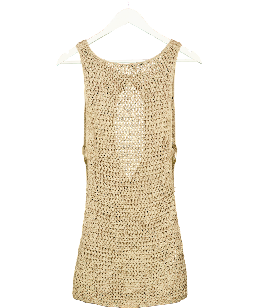 Flook The Label Beige Giselle Dress UK XS