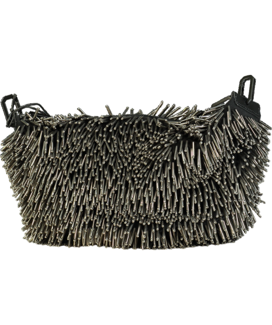 All Saints Metallic Madea Chain Strap Beaded Bag One Size