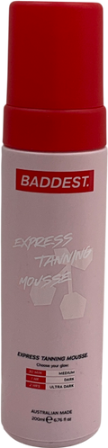 BADDEST Express Tanning Mousse 200ml