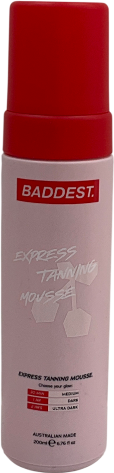 BADDEST Express Tanning Mousse 200ml