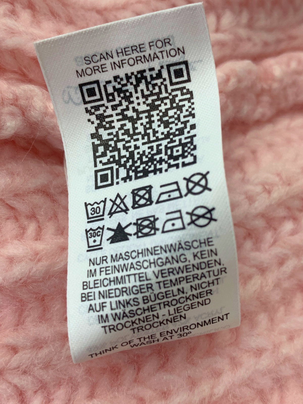 Miss Selfridge Pink V-Neck Knitted Cropped Jumper UK S