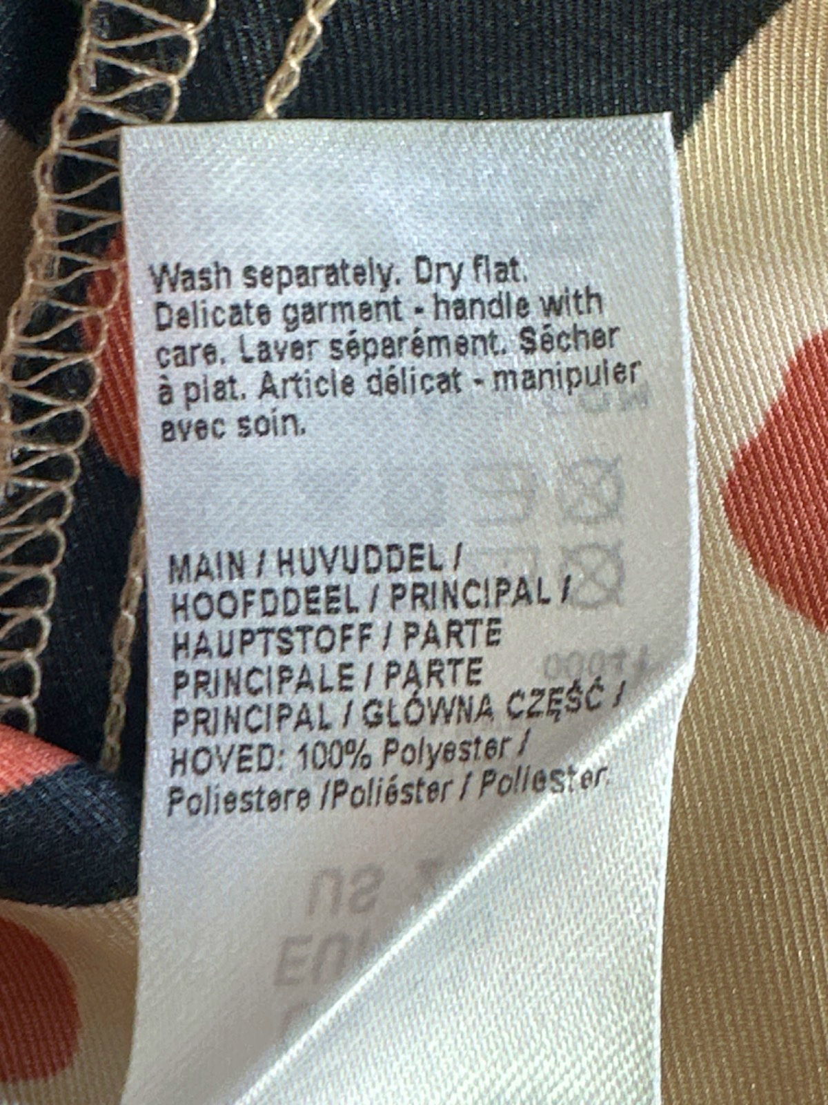 River Island Multi-Coloured Patterned Trousers UK 24