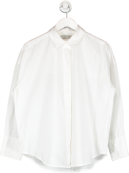 EVERLANE White The Oversized Poplin Shirt  Uk 8-10 UK 10