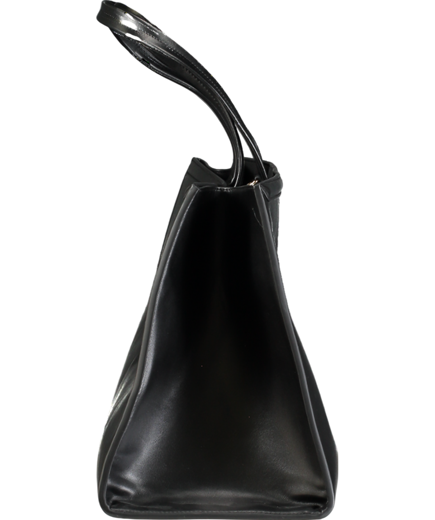 liviana conti BlackVegan Leather Maxi Tote Bag