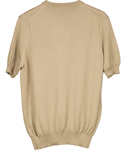 aurelien Beige Taupe T-shirt UK L