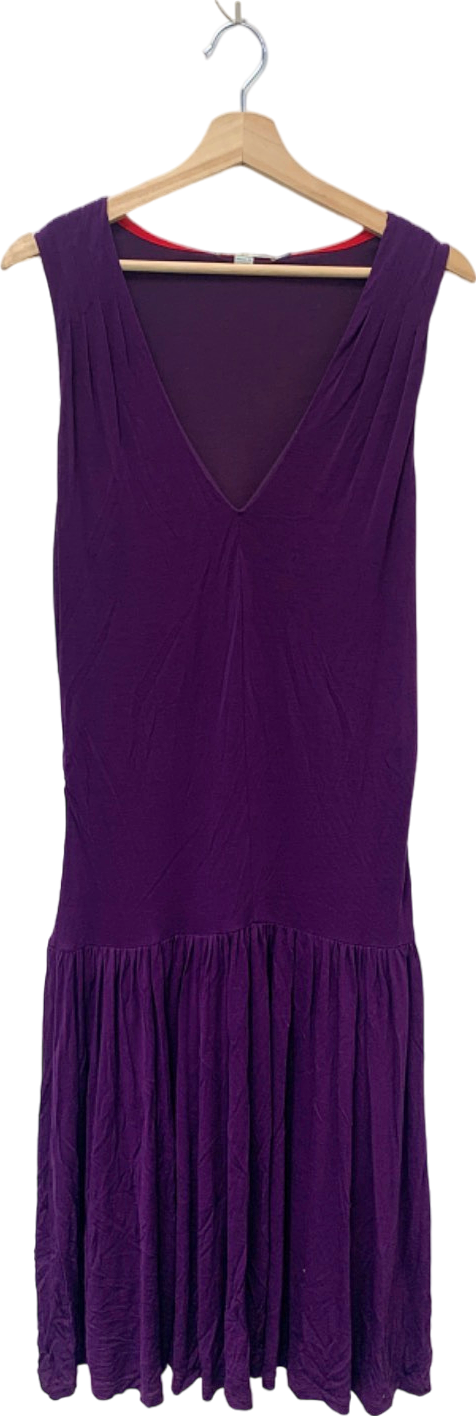 Boden Purple Sleeveless Dress UK 14L