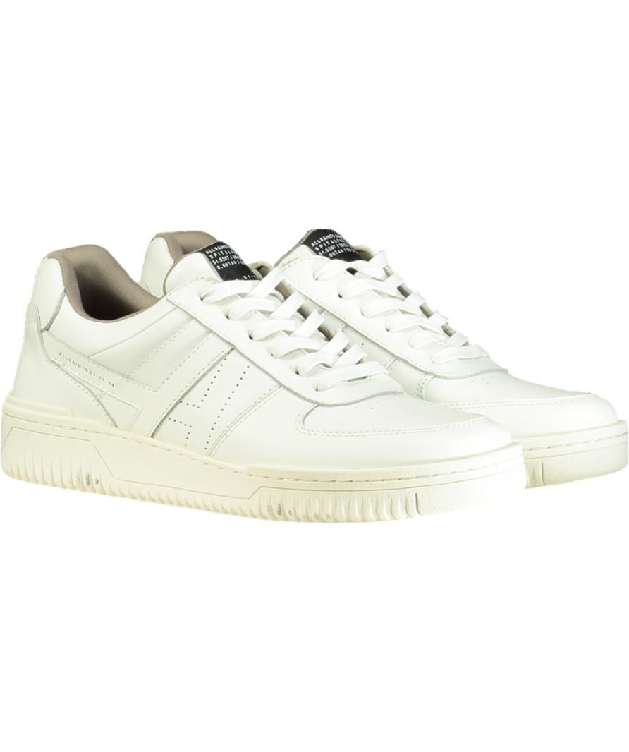 All Saints White Vix Low Trainer UK 9 EU 43 👞