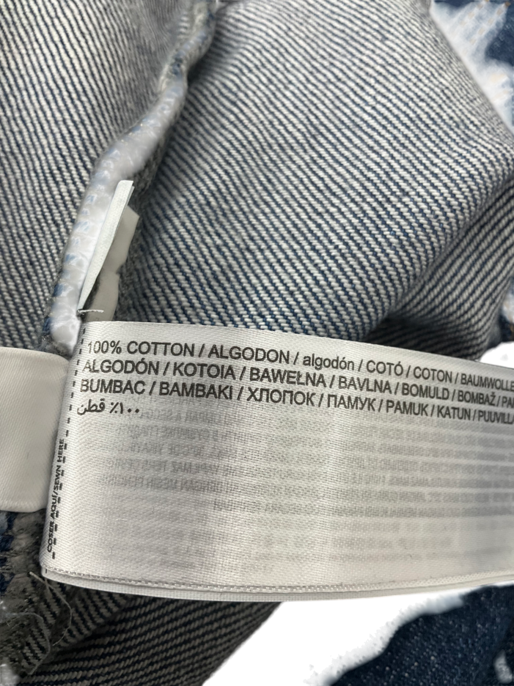 MANGO Blue Oversized Denim Shacket UK M