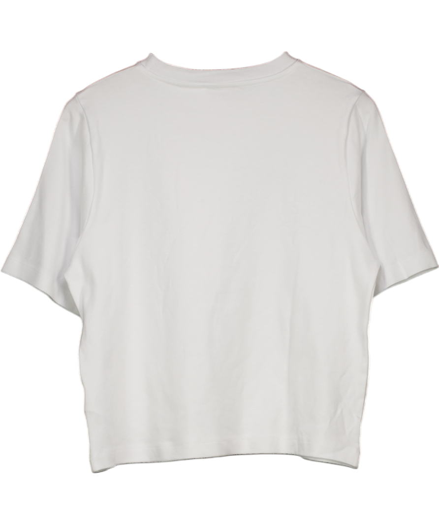 Mint Velvet White Ultimate Cotton T-shirt UK M